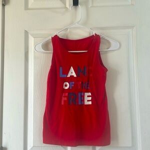 “Land of the Free “ tank top